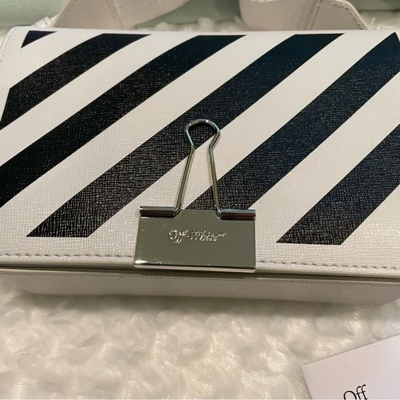 Off-White Binder Mini Flap Crossbody Bag - Picture 7 of 12